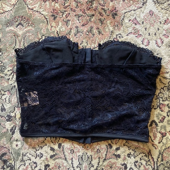 Stretch Lace Bustier Corset Top - Picture 2 of 5